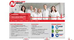 Desktop Screenshot of nemosambulance.cz